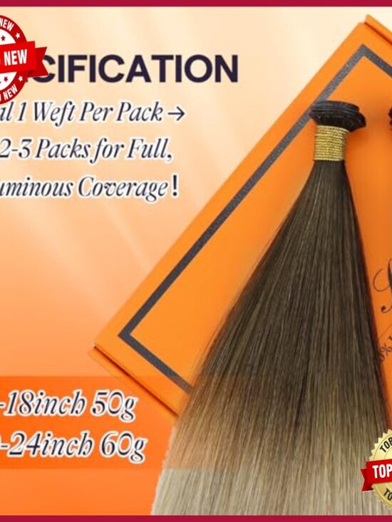 Remy Human Hair Extensions 22 Inch Straight Sew In Weft 60g main image 4